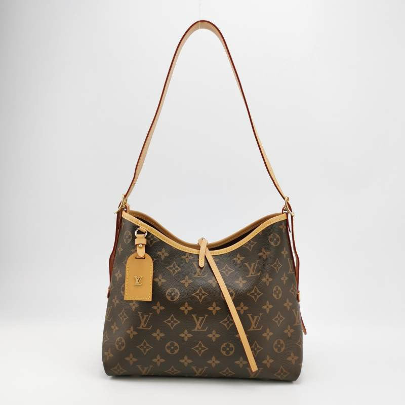 Louis Vuitton (LV) Carry All Small Vegetable Tanned Leather Monogram Print Mother Bag Shoulder Bag Chip Model