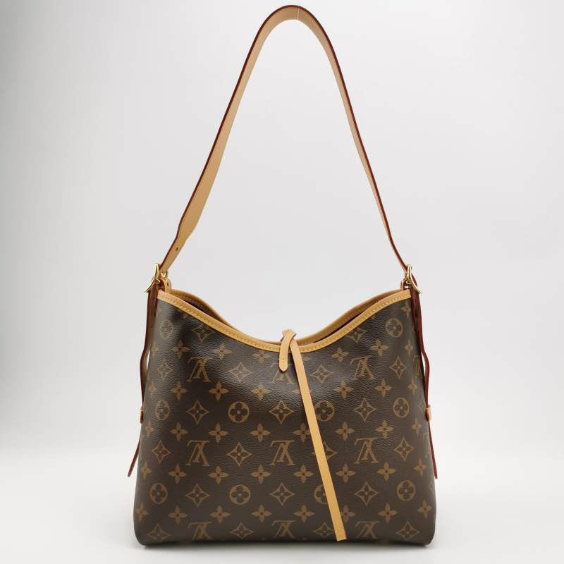 Louis Vuitton (LV) Carry All Small Vegetable Tanned Leather Monogram Print Mother Bag Shoulder Bag Chip Model