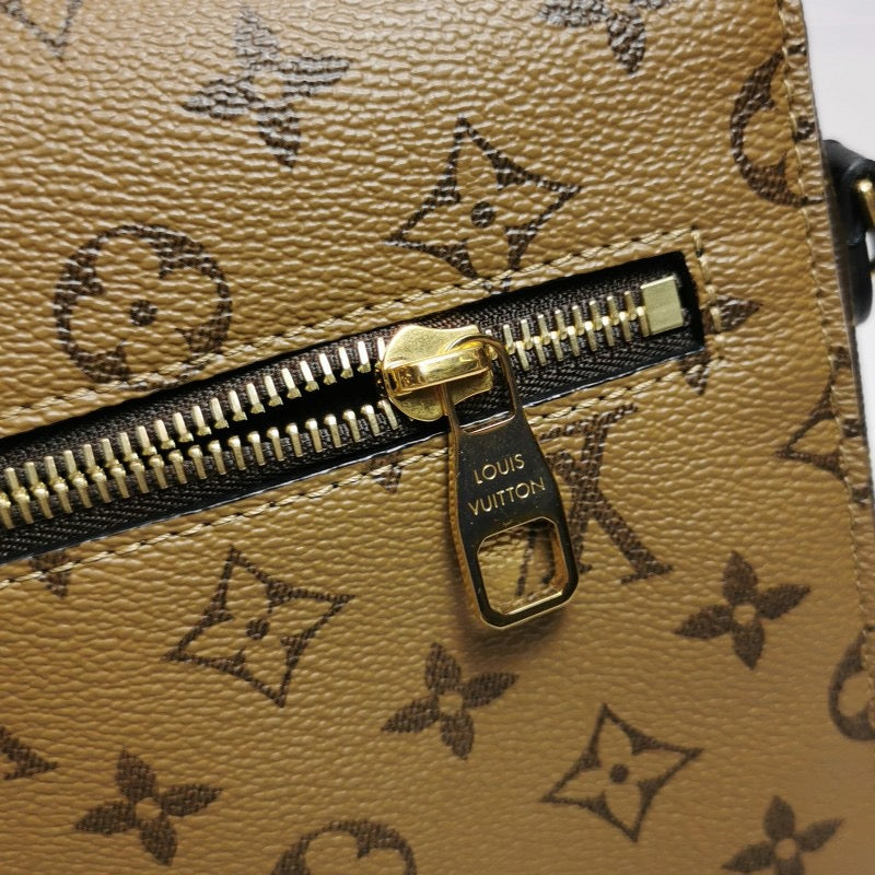 Louis Vuitton (LV) Pochette Metis Medium Cowhide Reverse Old Flower S-lock Messenger Bag Crossbody Shoulder Bag