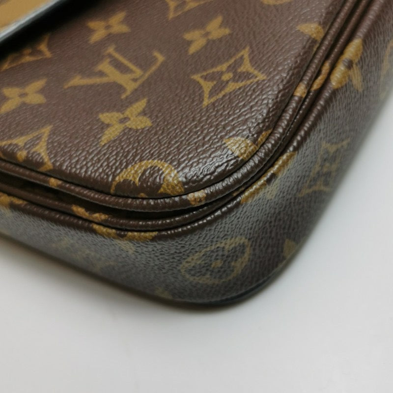 Louis Vuitton (LV) Pochette Metis Medium Cowhide Reverse Old Flower S-lock Messenger Bag Crossbody Shoulder Bag