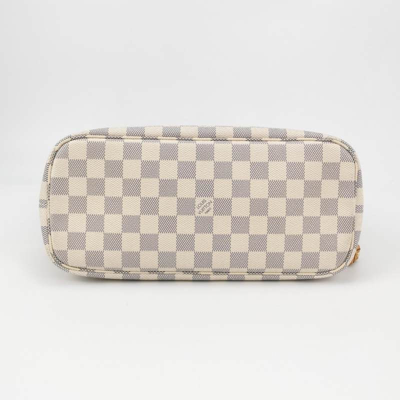 Louis Vuitton (LV) Neverfull Small Vegetable Tanned Leather Checkerboard Checkerboard Drawstring Mother Bag Tote Bag Shoulder Bag