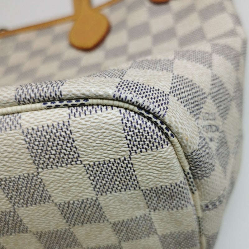 Louis Vuitton (LV) Neverfull Small Vegetable Tanned Leather Checkerboard Checkerboard Drawstring Mother Bag Tote Bag Shoulder Bag