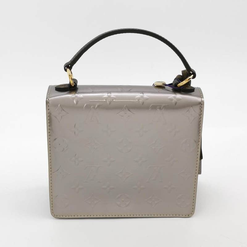 Louis Vuitton (LV) Spring Street Patent Leather Embossed Old Flower S-lock Lock Crossbody Bag Shoulder Bag