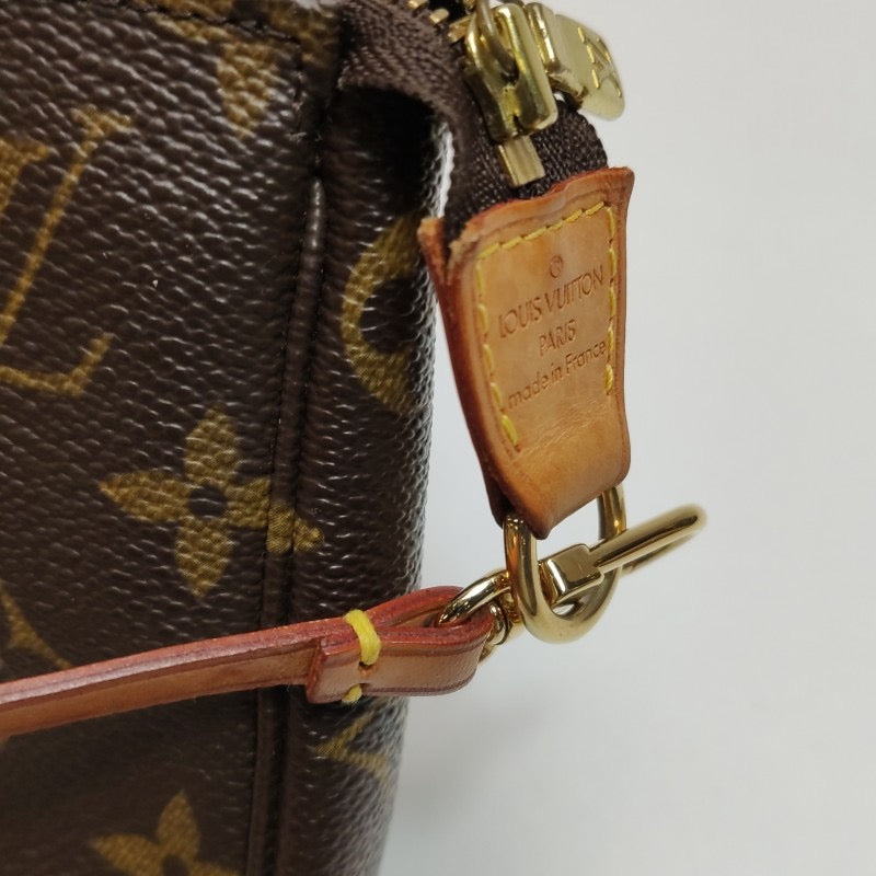 Louis Vuitton Accessories Mahjong Bag Large Vegetable Tanned Leather Monogram Print Tote Bag