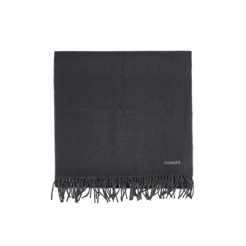 Hermès Echarpe Cashmere Colorblock Fringe Reversible Scarf