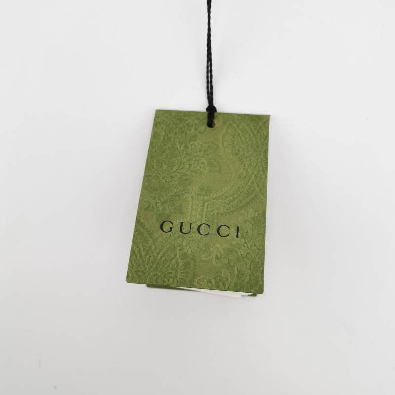 Gucci Wool and Mulberry Silk Blend Double G Old Flower Fringe Scarf