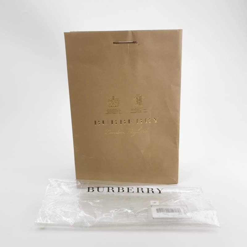 Burberry Wool and Mulberry Silk Blend Colorblock Tassel Scarf