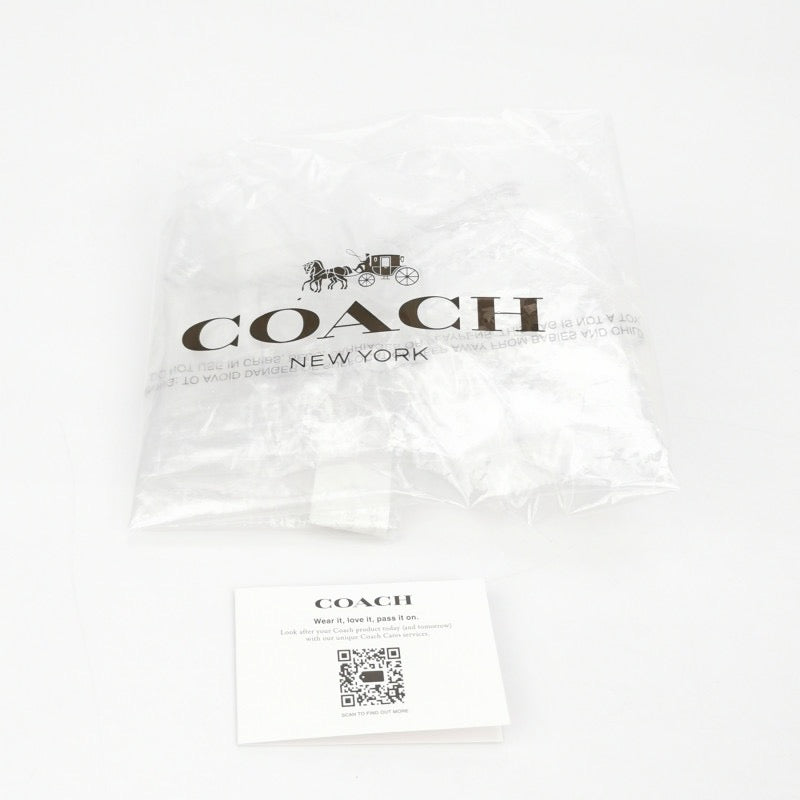 Coach Dempsey Mini Cowhide Canvas Double C Old Flower Round Label Logo Bucket Bag Crossbody Bag Shoulder Bag