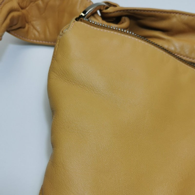 Loewe Sheepskin Solid Color Zipper Medieval Underarm Bag Shoulder Bag