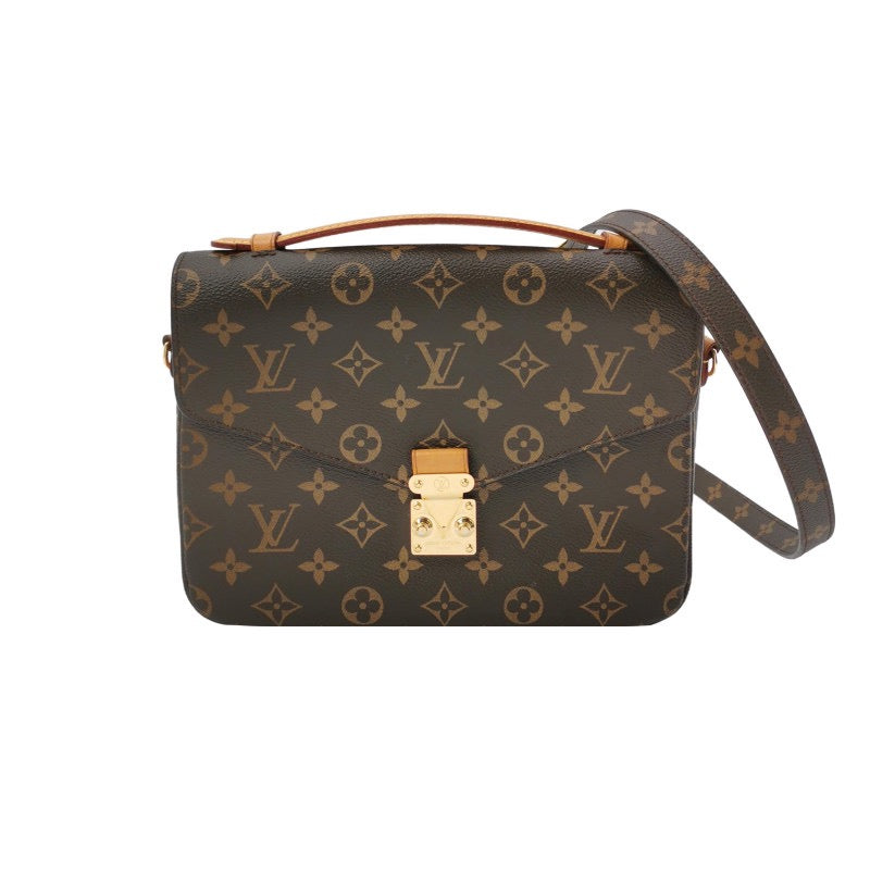 Louis Vuitton (LV) Pochette Metis Medium Vegetable Tanned Leather Aged S-lock Messenger Bag Crossbody Shoulder Bag