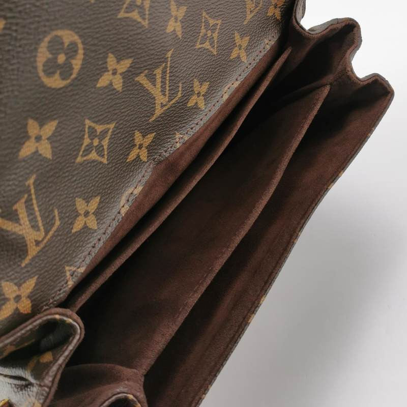 Louis Vuitton (LV) Pochette Metis Medium Vegetable Tanned Leather Aged S-lock Messenger Bag Crossbody Shoulder Bag